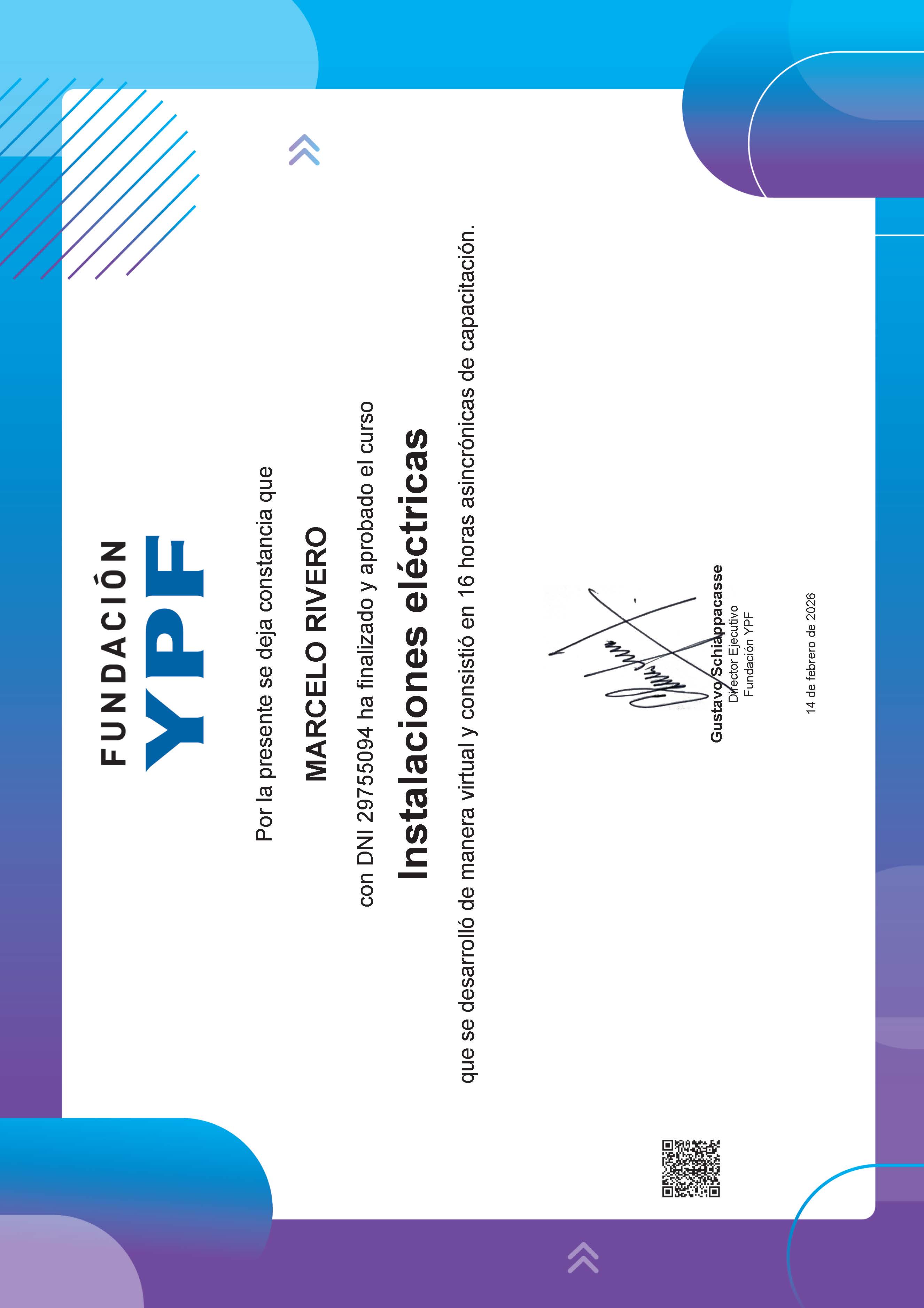 Certificado de estudios