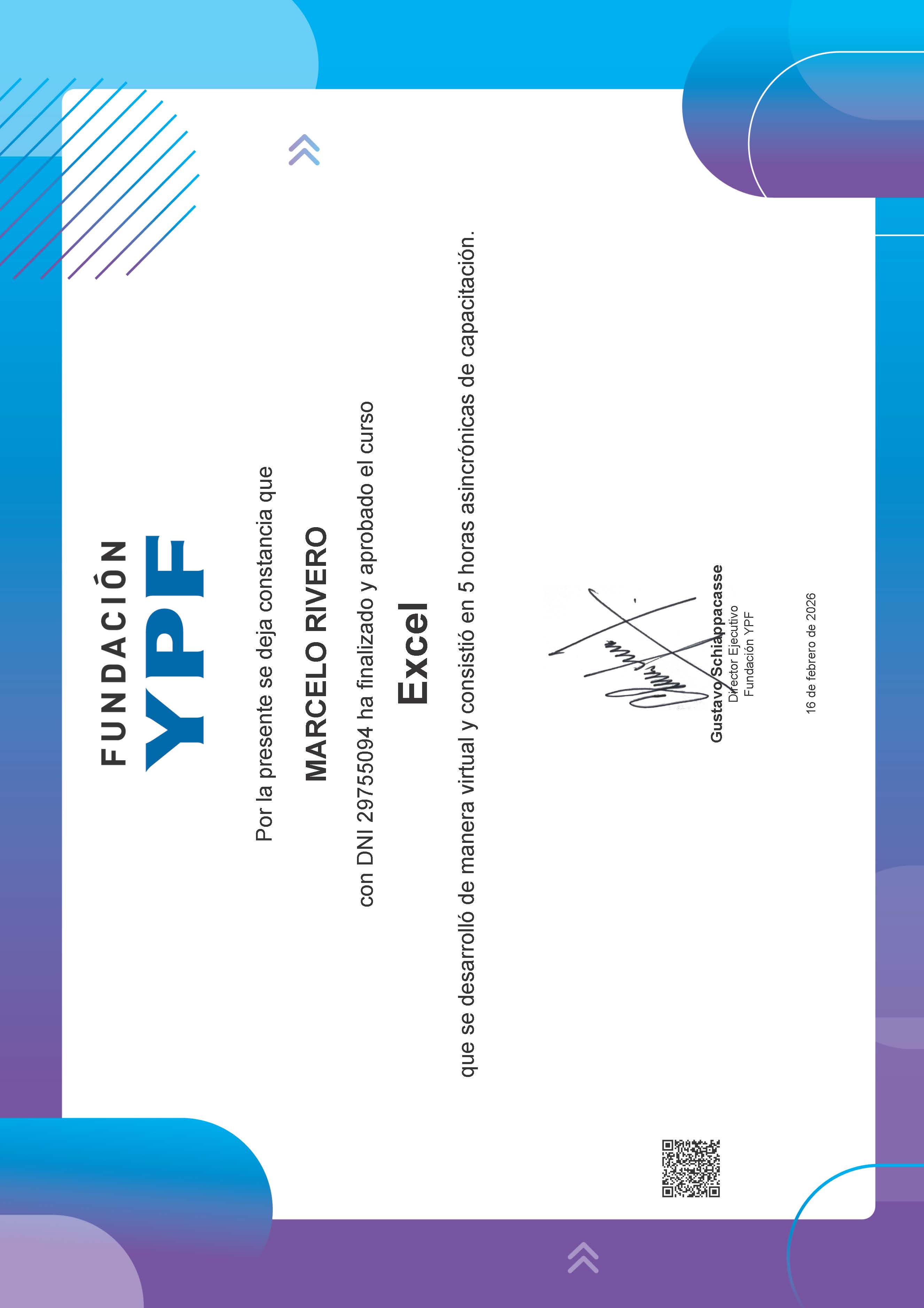 Certificado de estudios